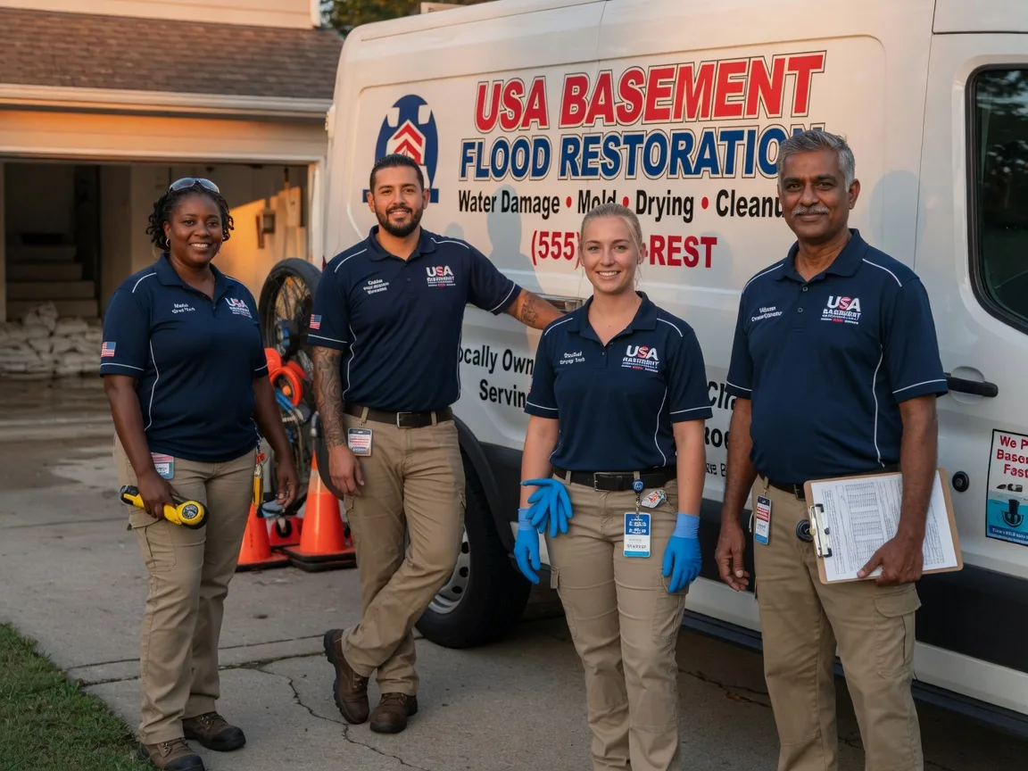 Basement Flood Cleanup company in French Camp, MS